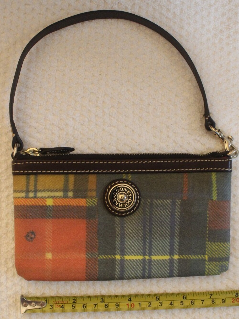 Dooney & Bourke Multicolor Plaid Mini Shoulder Bag